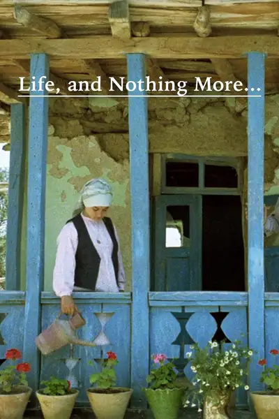 Film poster: And Life Goes On