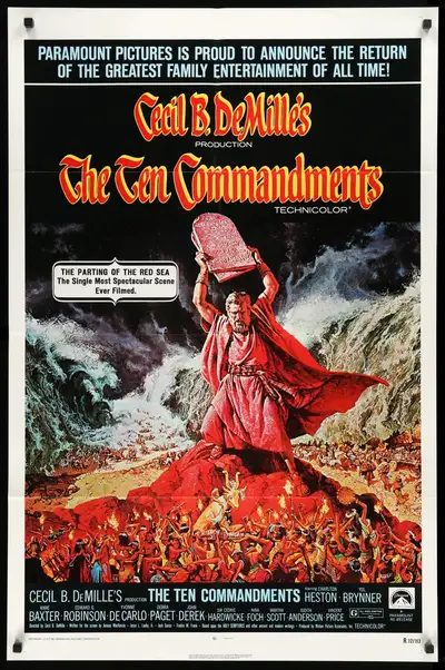 Film poster: The Ten Commandments