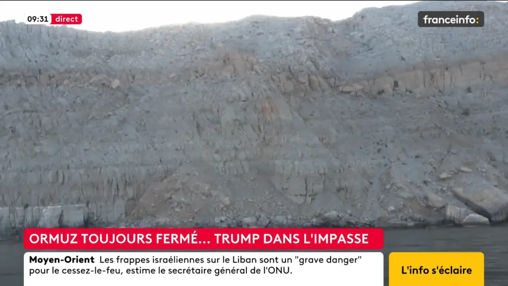 Film from the Strait of Hormuz, France Info